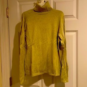 Silk blend fine gauge turtleneck